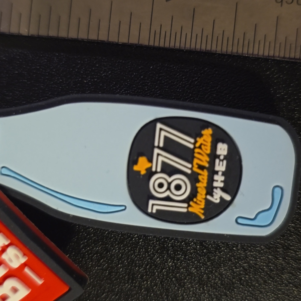 HEB Grocery Brand Shop Mineral Water Keychain H-E-B Texas - Picture 2 of 3